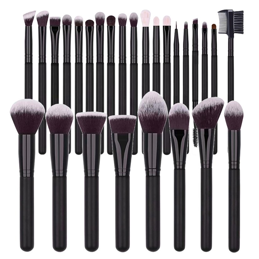 Professional Makeup Brush Set Professional Makeup Brushes Set 27Pcs Makeup Brush Set Premium Synthetic Kabuki Foundation Blending Face Powder Blush Concealers Eye Shadows Brushes