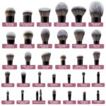Professional Makeup Brush Set 32Pcs PRO Grade Makeup Brushes Set with Super large Holder, Premium Ultra-soft Synthetic Foundation Contour Powder Blush Concealer Eyeshadow Classic Black Make up Brush