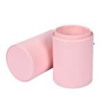 Brush Holder Portable Makeup Brush Case,Pu Leather Makeup Brush Holder with Button,Travel Cup Storage Dustproof Makeup Cosmetic Bags