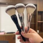 Powder Brush Large Powder Brush Flat Arched Premium Durable Kabuki Makeup Brush Perfect For Blending Liquid,Cream and Flawless Powder,Buffing, Blending