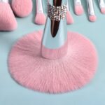Daily brush set Makeup Brush Set, 11PCS Silver Glitter Crystal Make Up Brush