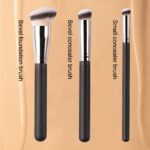 Daily brush set Foundation Contour Concealer Brush, 3Pcs Brush Set