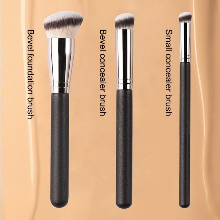 Daily brush set Foundation Contour Concealer Brush, 3Pcs Brush Set