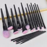 Professional Makeup Brush Set 18Pcs Pro Deluxe Makeup Brushes set with Make up Brush Holder