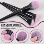 Professional Makeup Brush Set 18Pcs Pro Deluxe Makeup Brushes set with Make up Brush Holder