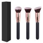 Foundation Brush Foundation Brush For Liquid Makeup :Angled & Flat Top Kabuki Brush Synthetic Professional Makeup Brush For Liquid,Cream,and Powder-Buffing,Blending,Flawless Face Brush